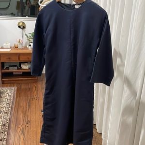 Old Celine Navy Cotton dress